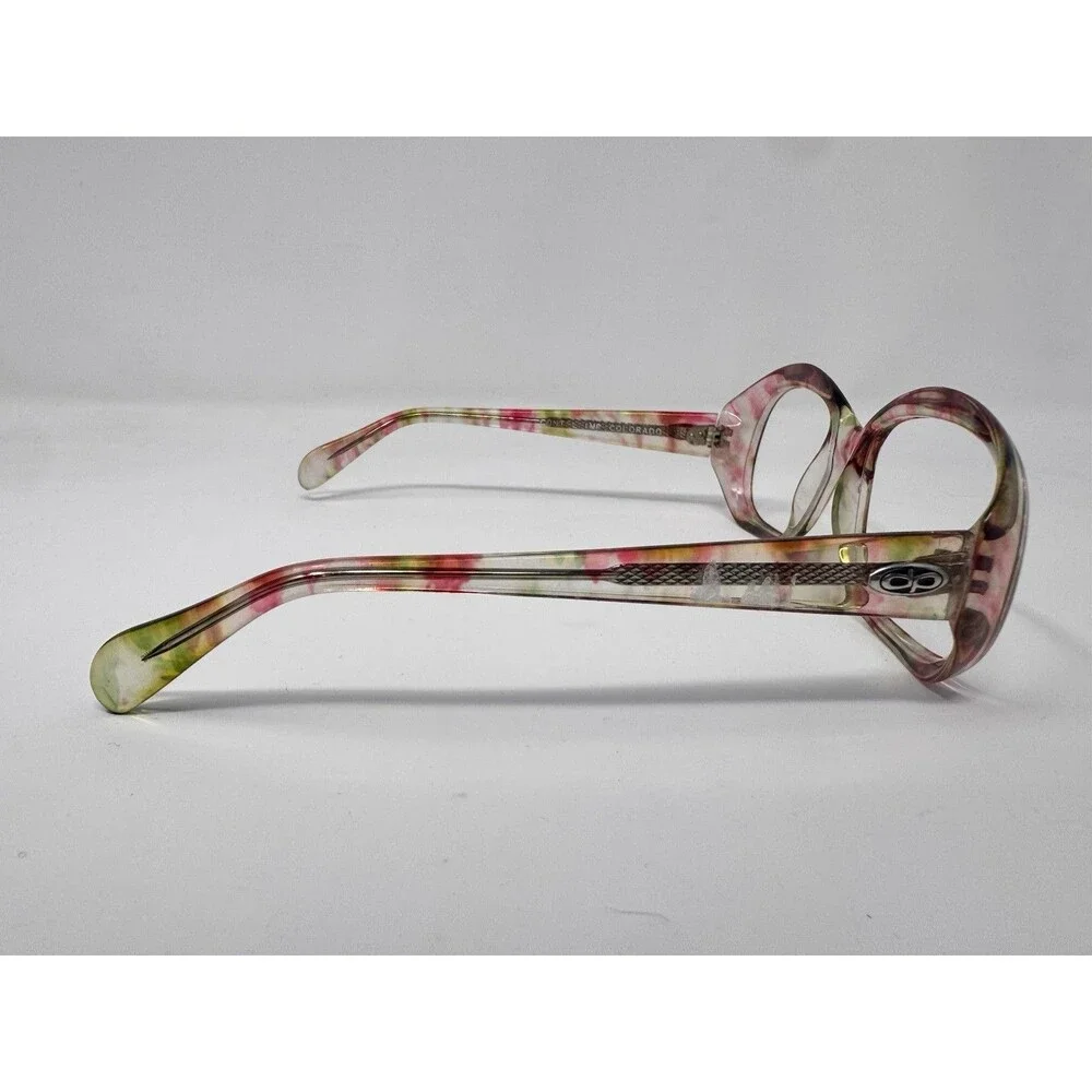 Vintage Confetti Acetate Eyeglass Frames Only 50-17-135 British Hong Kong NOS B